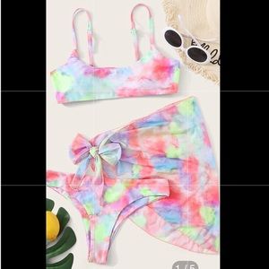 shein swimsuit tie dye